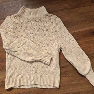 Sweet Republic sz S Oatmeal Turtleneck Sweater
